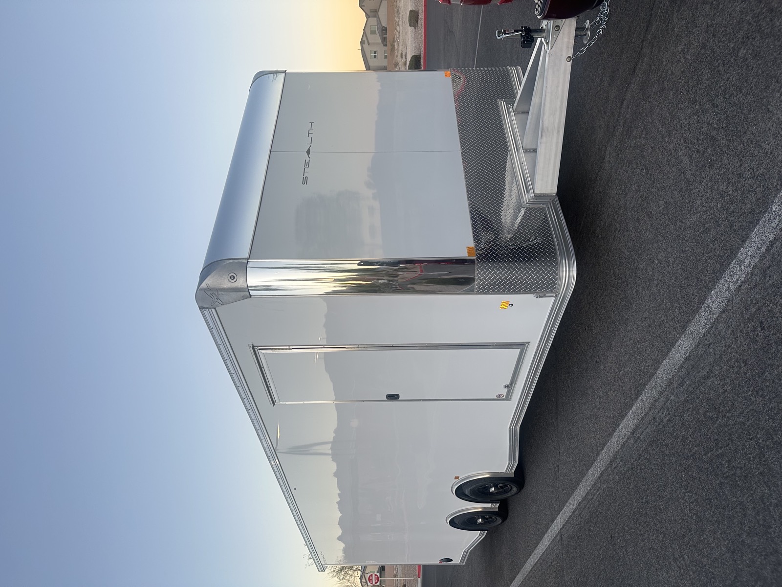 Enclosed trailer rental Las Vegas NV — premium aluminum enclosed car trailer